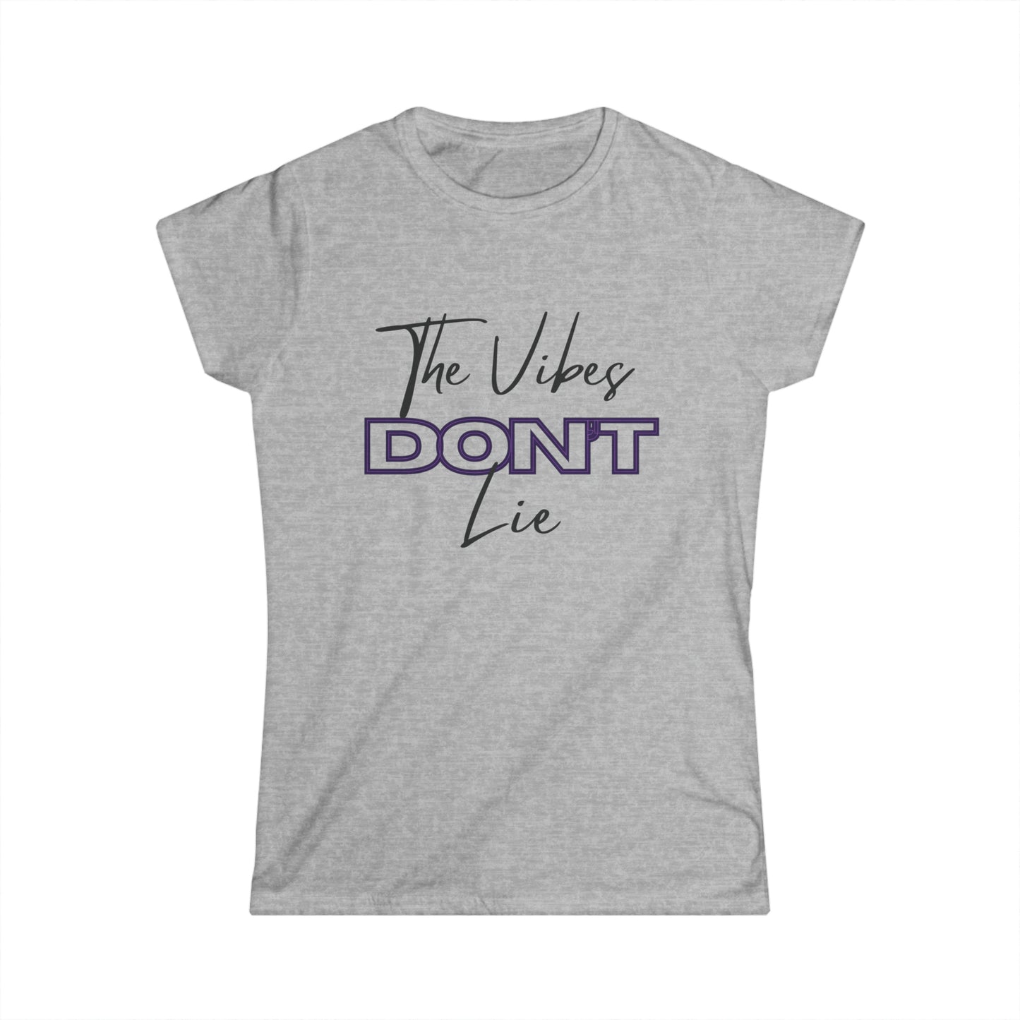 Vibes Don't Lie Tee - White/Grey