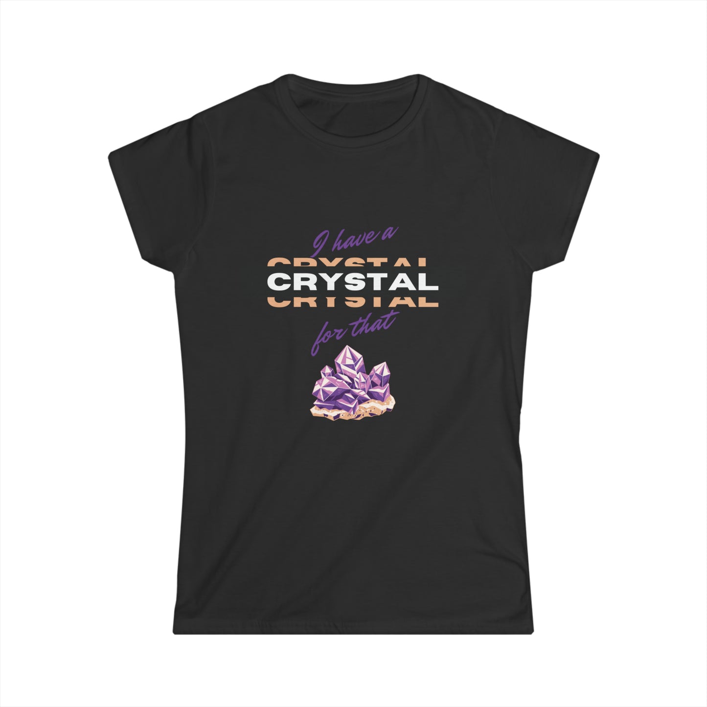 I Have a Crystal for That Tee - Black