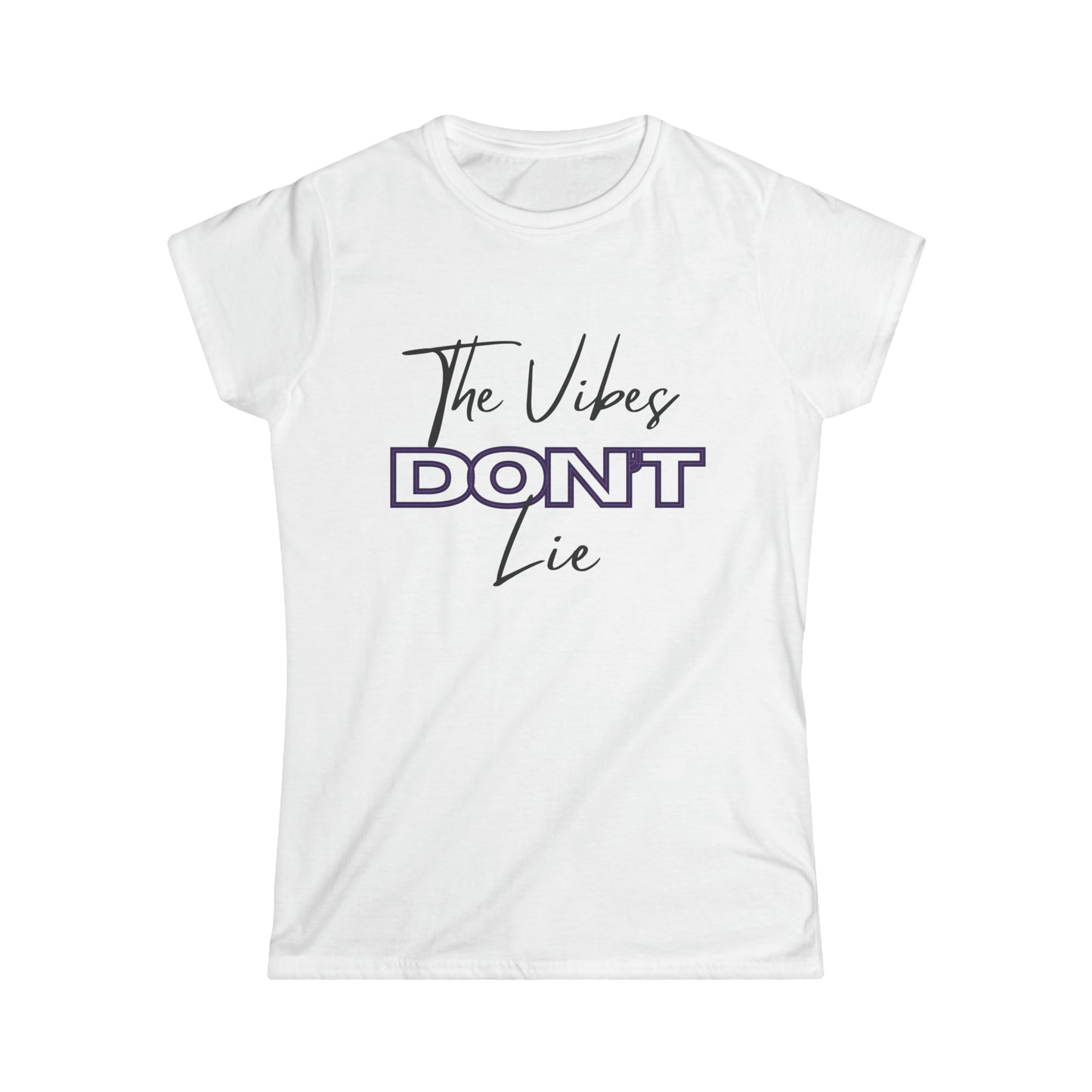 Vibes Don't Lie Tee - White/Grey