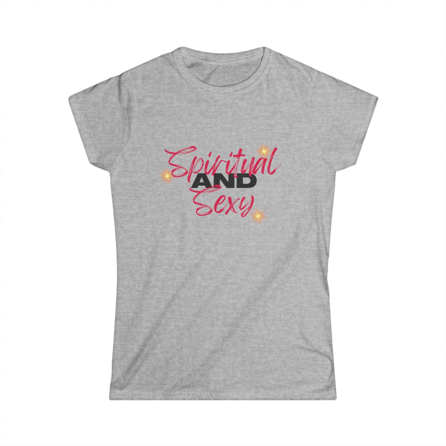 Spiritual and Sexy Tee - White/Grey