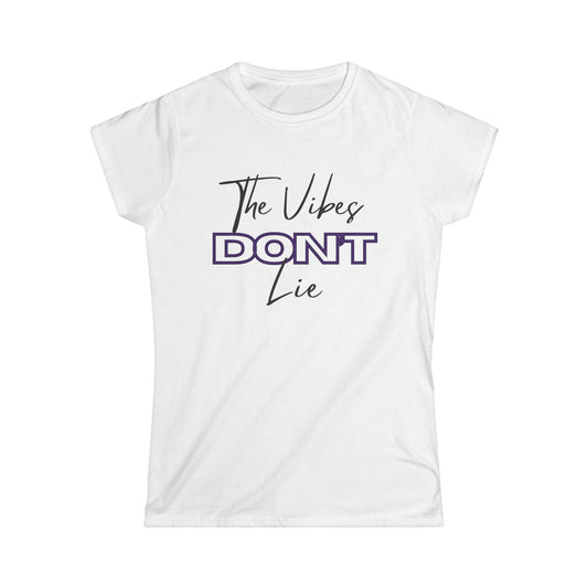 Vibes Don't Lie Tee - White/Grey