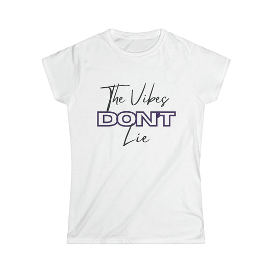 Vibes Don't Lie Tee - White/Grey
