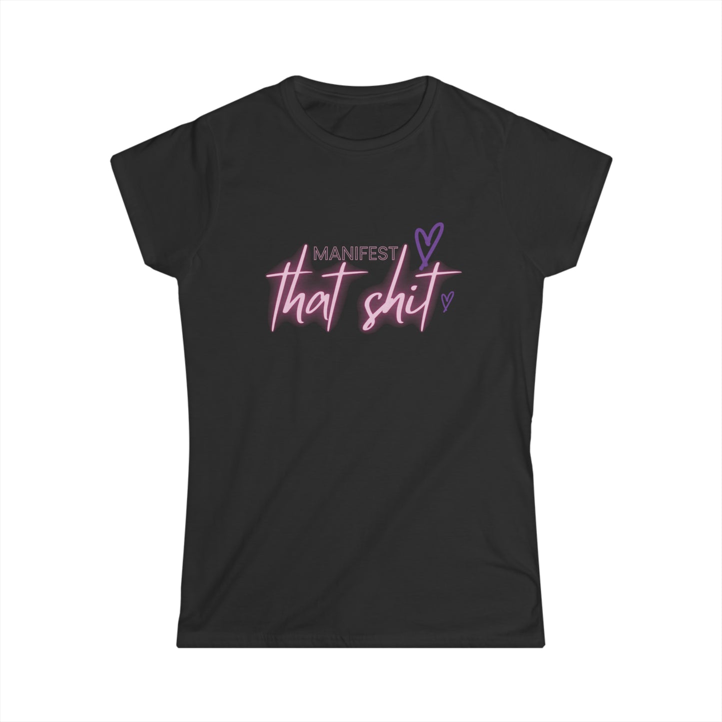Manifest That Shit Tee - Black 2