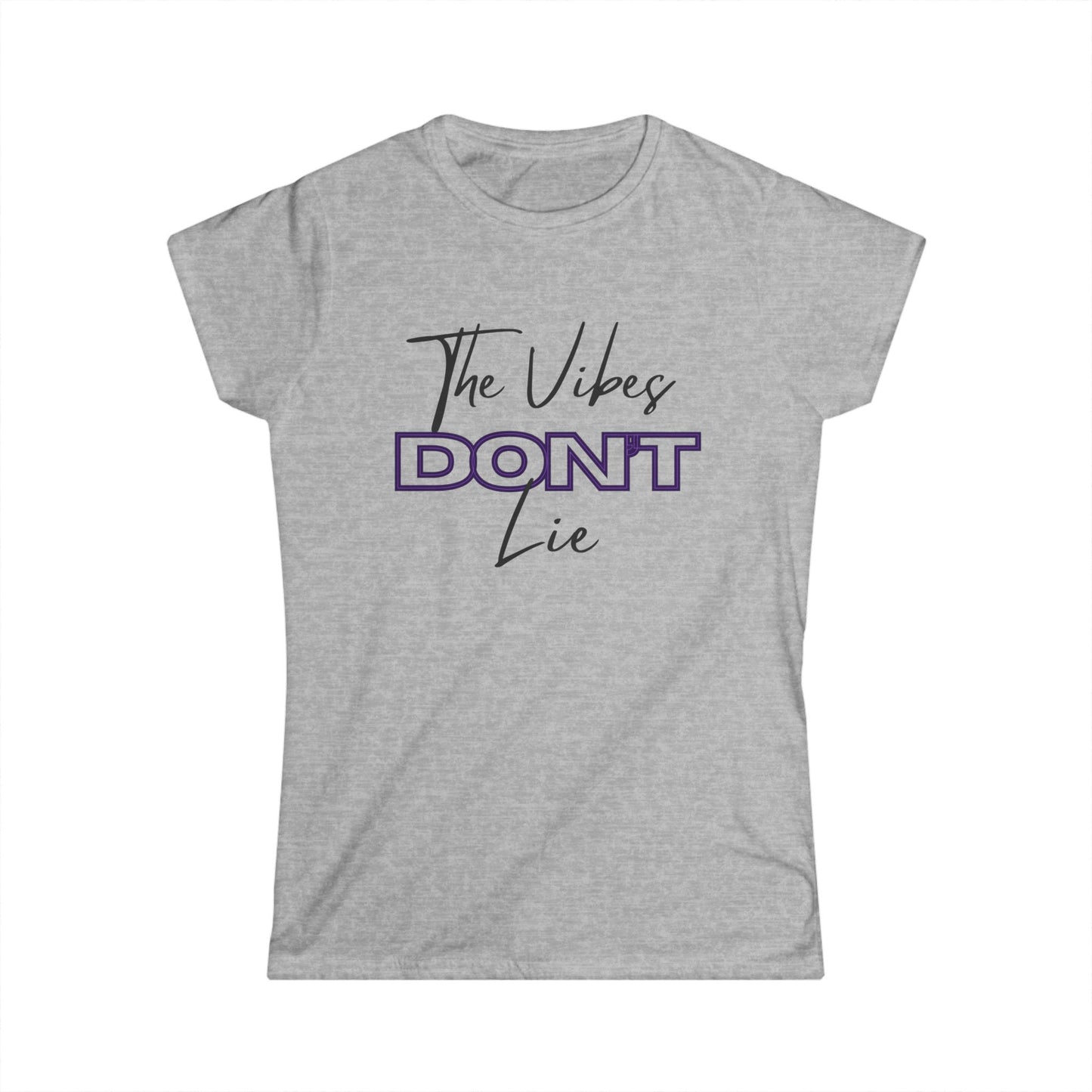 Vibes Don't Lie Tee - White/Grey