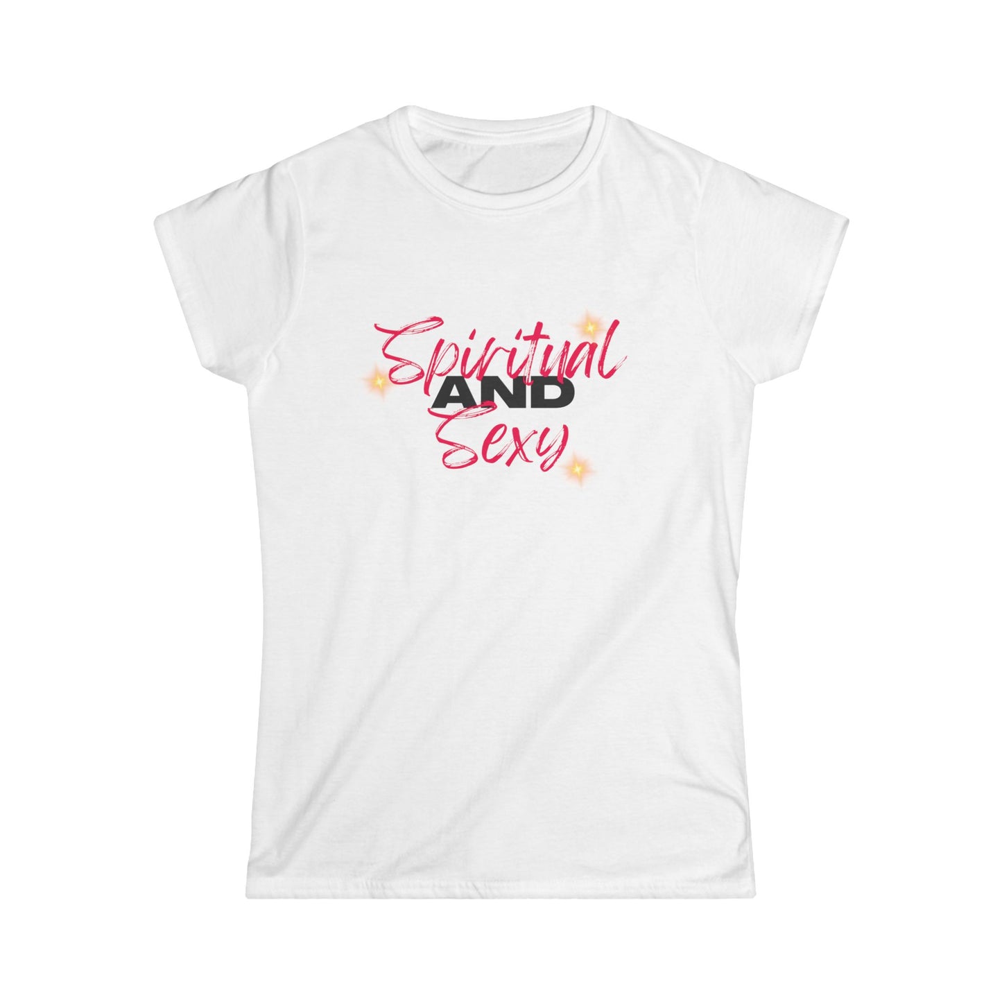 Spiritual and Sexy Tee - White/Grey